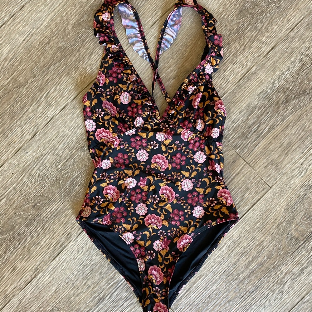 FLORAL ONE PIECE - Picture 6 of 9